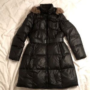 Andrew Marc Long Winter Puffer Coat
